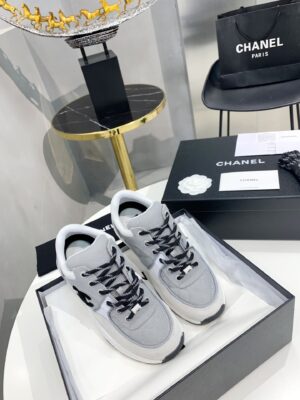 Chanel Sneakers Grey For Women, Women’s Shoes PR-659972