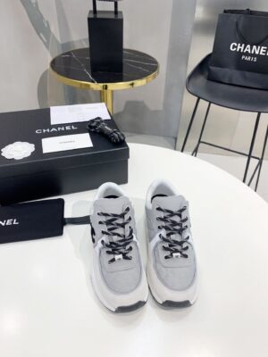 Chanel Sneakers Grey For Women, Women’s Shoes PR-659972