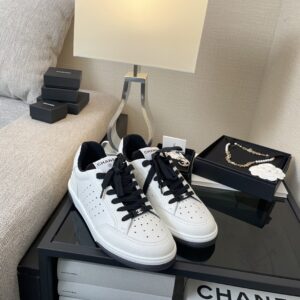 Chanel Sneakers WhiteBlack For Women, Women’s Shoes 0.4in1cm G39225 PR-613559