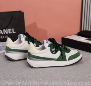 Chanel Sneakers WhiteGreen For Women, Women’s Shoes PR-286793