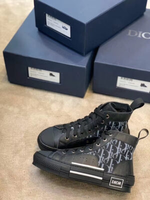 Christian Dior B23 High-Top Sneaker Black For Women CD PR-972462