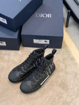 Christian Dior B23 High-Top Sneaker Black For Women CD PR-972462