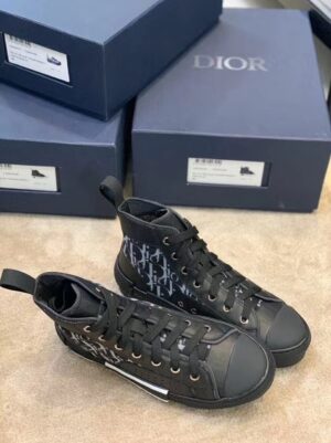 Christian Dior B23 High-Top Sneaker Black For Women CD PR-972462