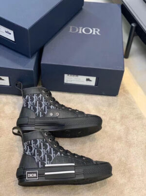 Christian Dior B23 High-Top Sneaker Black For Women CD PR-972462