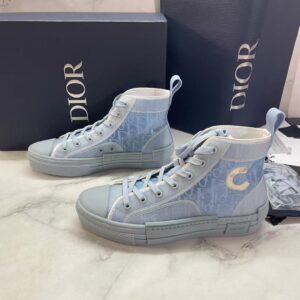 Christian Dior B23 High-Top Sneaker Blue For Women CD PR-962619