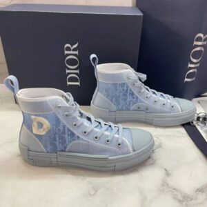 Christian Dior B23 High-Top Sneaker Blue For Women CD PR-962619