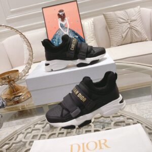 Christian Dior D-Wander Sneaker Technical Fabric Black For Women CD PR-269424