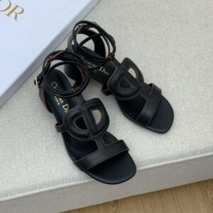 Christian Dior D Club Sandal 1.7 Inches Black For Women CD PR-525935