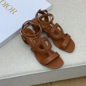 Christian Dior D Club Sandal 1.7 Inches Brown For Women CD PR-642736