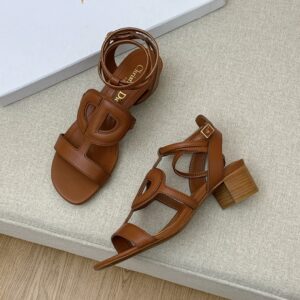 Christian Dior D Club Sandal 1.7 Inches Brown For Women CD PR-642736