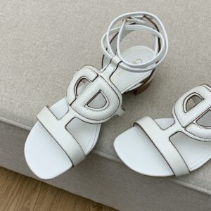 Christian Dior D Club Sandal 1.7 Inches White For Women CD PR-466573