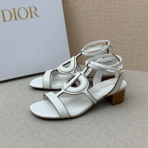 Christian Dior D Club Sandal 1.7 Inches White For Women CD PR-466573