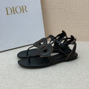 Christian Dior D Club Sandal Black For Women CD PR-825910