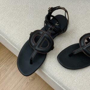 Christian Dior D Club Sandal Black For Women CD PR-825910