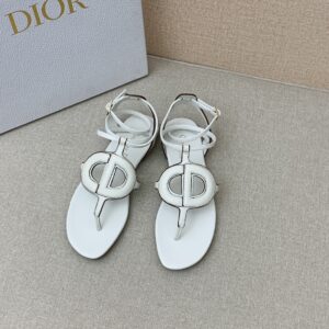 Christian Dior D Club Sandal White For Women CD PR-757451