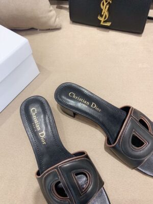 Christian Dior D Club Slide Black For Women CD PR-466206