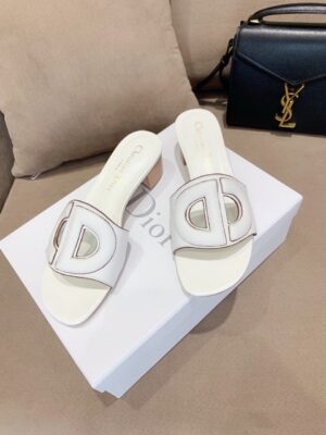 Christian Dior D Club Slide White For Women CD PR-132327