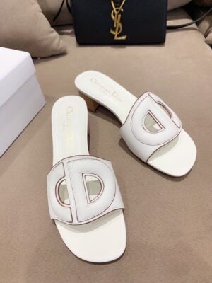 Christian Dior D Club Slide White For Women CD PR-132327