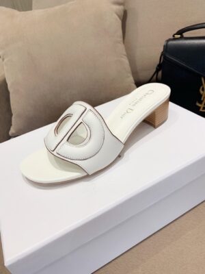 Christian Dior D Club Slide White For Women CD PR-132327