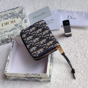 Christian Dior Detachable Card Holder Beige 4.3in/11cm CD