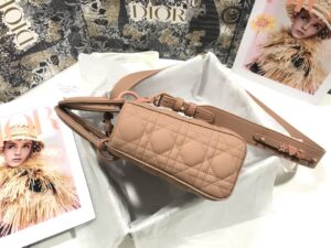 Christian Dior Smal Lady Dior My ABCDIOR Bag Brown For Women 8in/20cm CD