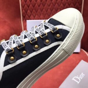 Christian Dior Walk’n’Dior Sneaker Black Cotton Canvas Black For Women CD KCK177CVA_S12X PR-226709