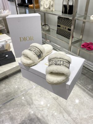 Dior Chez Moi Slide White PR-759344