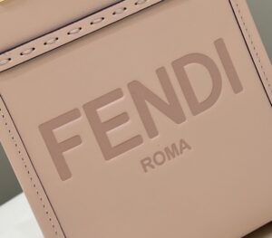 Fendi Mini Sunshine Shopper Pink For Women, Women’s Handbags, Shoulder And Crossbody bags 7.1in/18cm FF 8BS051