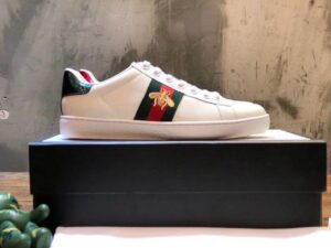 Gucci Ace Sneakers 429446 Calfskin Leather SpringSummer 2020 Collection, White PR-939591