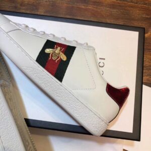 Gucci Ace Sneakers 429446 Calfskin Leather SpringSummer 2020 Collection, White PR-939591