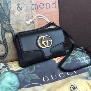 Gucci Arli Shoulder Bag Black For Women 10in/26cm 550129 0V10G 1000