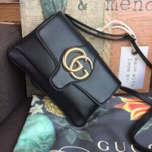 Gucci Arli Shoulder Bag Black For Women 10in/26cm 550129 0V10G 1000