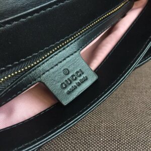 Gucci Arli Shoulder Bag Black For Women 10in/26cm 550129 0V10G 1000