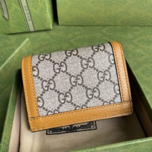 Gucci Disney KAI Brown Card Case Wallet For Men, Men’s Wallet 11cm/4.3in GG