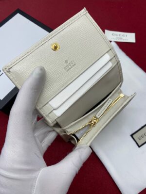 Gucci Horsebit 1955 Card Case Wallet Light Grey Women’s Wallet 11cm/4.3in GG 621887 92TCG 9761