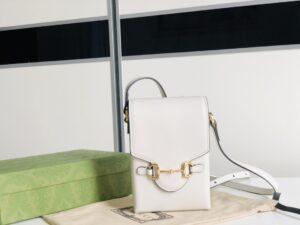 Gucci Horsebit 1955 Mini Bag For Women White 6.7in/17cm â€Ž625615