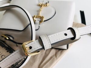 Gucci Horsebit 1955 Mini Bag For Women White 6.7in/17cm â€Ž625615