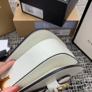 Gucci Horsebit 1955 Shoulder Bag White For Women 9.8in/25cm GG 1DB0G 902226