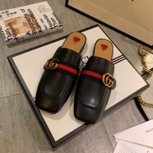 Gucci Peyton Slipper Black For Women GG PR-193453