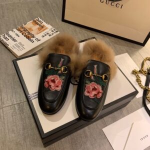 Gucci Re-Edition Women’s Princetown Mules Black For Women PR-892928