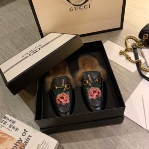 Gucci Re-Edition Women’s Princetown Mules Black For Women PR-892928