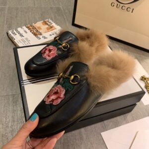 Gucci Re-Edition Women’s Princetown Mules Black For Women PR-892928