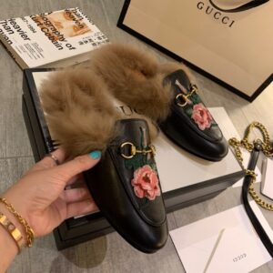 Gucci Re-Edition Women’s Princetown Mules Black For Women PR-892928