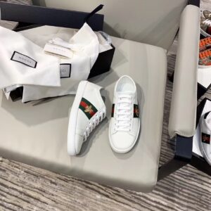 Gucci Women’s Ace Sneaker With Bee White For Women GG PR-543848