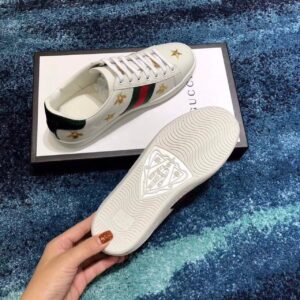 Gucci Women’s Ace Sneaker With Bees And Stars White For Women GG PR-590951