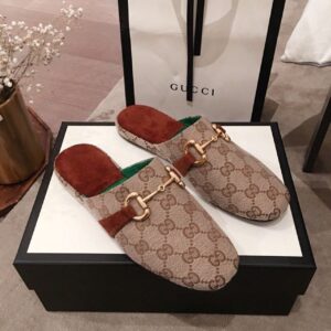 Gucci Women’s Jumbo GG Princetown Slipper Brown For Women 475094 UKO60 2588 PR-890020