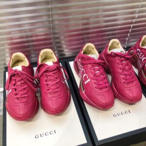 Gucci Women’s Rhyton Gucci Logo Sneaker Pink For Women GG PR-214709