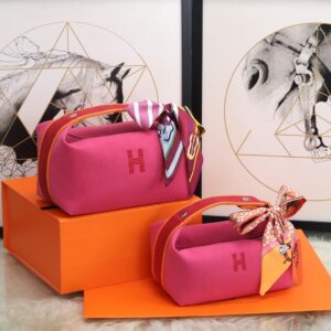 Hermes Bride A Brac Case Pink Bag For Women, Women’s Handbags, Shoulder Bags 9.8in/25cm B10