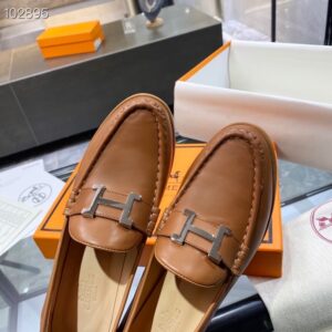 Hermes Dauphine 70 Loafer Brown For Women, Women’s Shoes H212091Z PR-909810