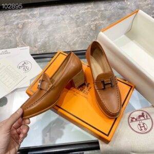 Hermes Dauphine 70 Loafer Brown For Women, Women’s Shoes H212091Z PR-909810